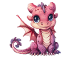Dragon rose Saint-Valentin