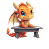 Dragon École Dragon Enfants Mignons