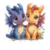 Dragon Mignon Kawaii Dragon Enfants