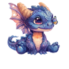 Dragon Butterfly Kawaii Dragon Enfants
