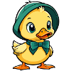 Petit canard mignon, bébé canard