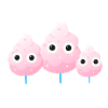 Zuckerwatte,Familie,Zucker,pink