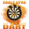 Coole Opas spielen Dart