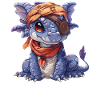 Dragon Pirate Kawaii Dragon Enfants