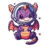 Dragon Astronaute Kawaii Dragon Enfants