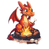 Dragon Guimauves Kawaii Dragon Enfants