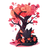 Dragon Japonais Sakura Arbre Mignon