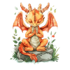 Dragon Zen Japanese Kawaii