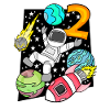 2 Birthday Boy Astronaut