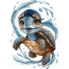 Swimming hero Turtle