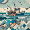 Nautical Dream: Sea & Pattern