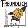 Freundlich Nachdenklich Spruch mit Blumenmuster