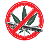 Cannabis Marijuana Prohibition Sign
