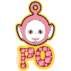 Teletubbies Po In Pretty Glitter Design
