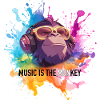 Music is the monkey pun