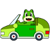 Voiture grenouille