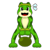 Frog Bodybuilder Dumbbell Bodybuilding