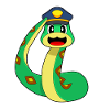 Serpent Policier Police