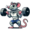 Mighty Mouse Lifter: Der Workout-Krieger