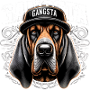 Bloodhound Gangsta Gangster Chien Cadeau