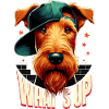 Irish Terrier What's Up Gangsta Dog Gift