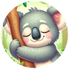 glücklicher Koalabär Koala