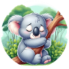 happy koala bear koala