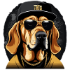 Bloodhound Gangsta Gangster Dog Gift