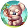glücklicher Koalabär Koala