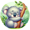 glücklicher Koalabär Koala
