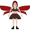 Gothic Fantasy Fairy Cinnabar