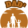Dad² 2 Sons Brown