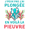 Plongée sous marine pieuvre