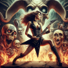 Heavy metal concert in hell