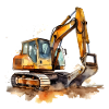 Construction excavator