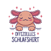 Drôle d’axolotl endormi