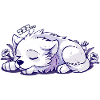 Sleeping Dog - Sticker