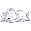 Sleeping Bear - Sticker