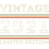 Vintage 2021 - Year 2021 Birthday Gift 2021