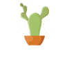 Gardening small cactus