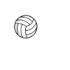 Love at First Spike Funny Volleyball