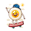 Flat Egg Skateboard
