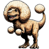 Pudel T-Rex Fusion Fabeltier Design