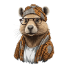 Drôle Capymama Capybara Mère Design