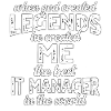 Bester IT Manager Legende