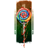 Lunefuld hvirvel: Flerfarvet popsicle