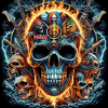 Heavy Metal Skull