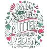 Legendäre Mutter Herz & Liebe Spruch