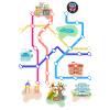Play street UBahn children's back massage play street