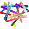 LOVE - wrapped criss-cross